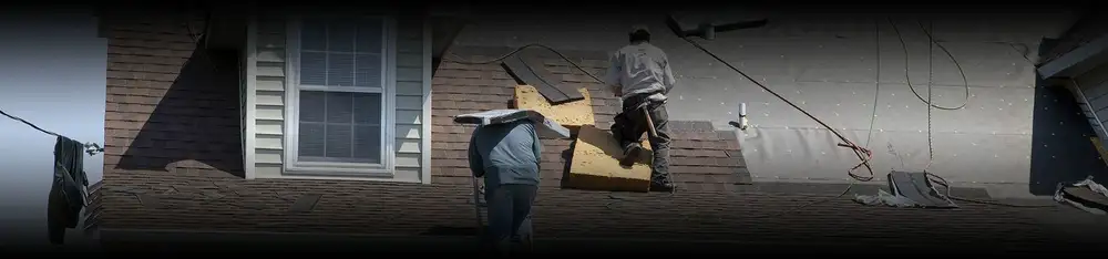 A roofline in the Grey County area served by Bates John Roofing
